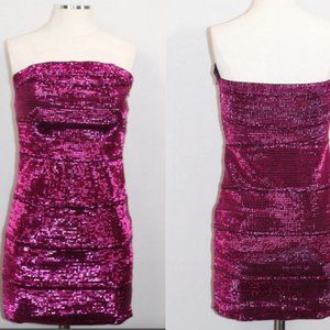 WOW Couture Pink Sequin Gown